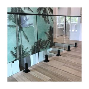 호주 표준 수영장 유리 난간 울타리 강화 유리 난간 난간 - Product Image 2