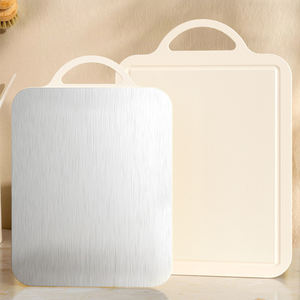 أحدث المنتجات الواصلين حديثًا استخدام على الوجهين البيج الغذاء الصف الفولاذ المقاوم للصدأ الخضروات البلاستيكية للمقبض - Product Image 3