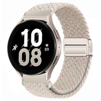 Bracelet de montre en tissu magnétique respirant Upro Soft, 18 mm/20 mm/22 mm, réglable, à libération rapide, en nylon tressé élastique