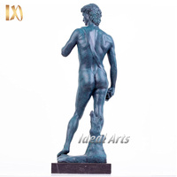 Statue de dessus de table en bronze, cuivre grec pour homme, décoration de maison de david, vente en gros