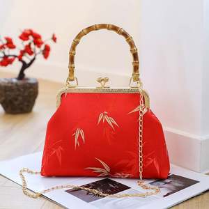 Borse da Sera di Lusso con Ricami di Perle e Fiori 2025, Pochette Scintillante in Stile Cinese per Matrimoni - Product Image 5