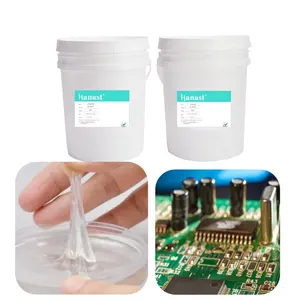 Hot Sale Electronic Component Jelly Potting Clear Removable Liquid Power Driver LED PCB CPU AC Filter Rtv-2 Silicone Potting Gel