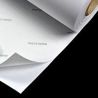 Rouleaux de papier photo autocollant mat brillant pour imprimante à jet d'encre 115g 135g 150g 180g