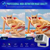Projecteur intelligent Topleo Android 14 8K 4K 1080P 2 Go de RAM 3D Mini projecteur portable Android Projecteur domestique 1080p