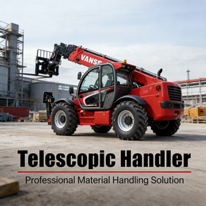 Высокопроизводительный телескопический погрузчик с дизельным двигателем и мотором, полноприводный колесный погрузчик, гарантия 1 год, редуктор и насос для горнодобывающей промышленности и логистики - Product Image 2