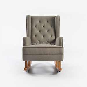 Balancín planeador moderno personalizado de tela Boucle para maternidad/lactancia muebles para el hogar dormitorio uso elegante Silla de sala de estar - Product Image 2