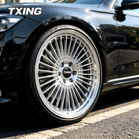 Jantes forgées monobloc brossées couleur TXING 17 18 19 20 pouces pour BMW Audi Porsche Mercedes Tesla 5x112 5x114.3 5x120