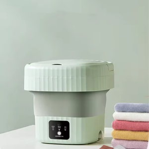 Lave-linge automatique portable mini 6L avec sécheuse, pliable, appareil électroménager pour le lavage des vêtements - Product Image 5