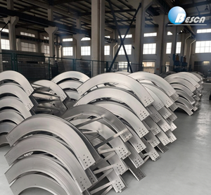 Échelle de câbles en aluminium BESCA de haute qualité, légère, résistante à la corrosion, pour la construction industrielle, types perforés et courbés - Product Image 3