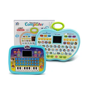 Giocattolo per la prima educazione dei bambini Led macchina per l'apprendimento dell'inglese lettore di ortografia dell'alfabeto macchina da lettura per Tablet inglese per regalo per bambini