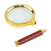 10X Handheld Magnifier Magnifying Glass for Reading Book Inspection Coins Insects Rocks Map Crossword Puzzle