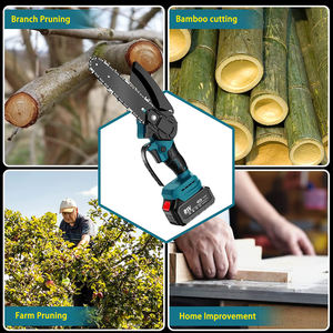 Bien vendu haute puissance 4/6 pouces élagage de <span class=keywords><strong>jardin</strong></span> scie électrique mini tronçonneuse ensemble d'outils à batterie <span class=keywords><strong>multifonction</strong></span> scie à chaîne sans fil - Product Image 6