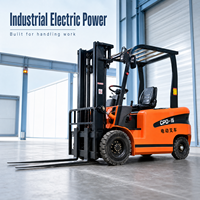Chariot élévateur électrique de 1,5 tonne pour les centres de distribution d'entrepôt et les opérations quotidiennes de manutention de palettes et de transport de matériaux