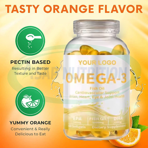 Suplemento de Aceite de Pescado en Cápsulas Blandas Ausreson, EPA DHA, Aceite de Algas, Suplementos Halal, Veganos, Omega-3 6 9, 500 mg, Cápsulas de Aceite de Pescado Omega 3 - Product Image 3