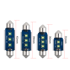 Festón de alta potencia 6W Bombillas 6000K Blanco 360 Haz Super brillante 41mm 39mm Impermeable 1600LM Reemplazo para automóviles - Product Image 1