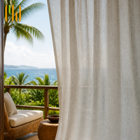 Voilages Translucides pour Balcon et Cuisine – Rideaux en Tissu Voile Doux et Aérien Filtrant la Lumière – Textile de Maison