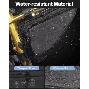 Échantillon gratuit : Sacoche de vélo triangulaire étanche pour cadre avant, sacoche de vélo de montagne triangulaire - Product Image 6