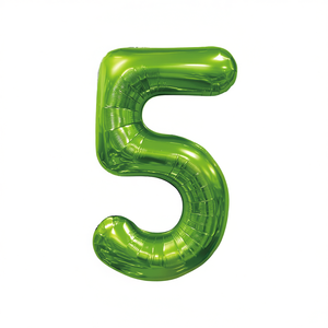Party Love Number 5 Foil <b>Balloon</b> 100 Cm Metallic Birthday Party <b>Decor</b> Kids - Product Image 1