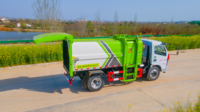 Prix usine Camion compacteur à chargement latéral DF 4x2 Diesel 11 m³ Manuel Écologique