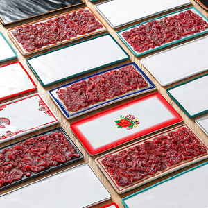 Rectangular Melamine <b>Plate</b> Set For Hot Pot Beef Serving Hotel Restaurant Use 452 - Product Image 3