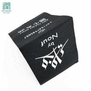 Etiquetas Tejidas Personalizadas Ecológicas, Transpirables, con Logotipo Ovalado de Múltiples Formas, Cortadas con Láser, para Ropa, Bolsas y Zapatos - <span class=keywords><strong>Marca</strong></span> ODM/OEM - Product Image 2