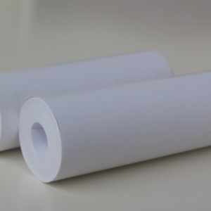 Free Core 57mmx30mts Antistatic Single Side <b>Wax</b> Coated 100% Virgin Pulp Writing <b>Paper</b> Roll with Logo Printed - Product Image 2
