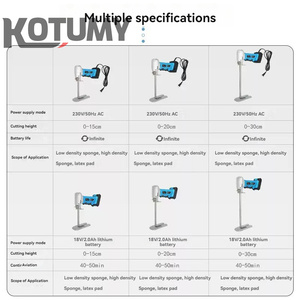 Şarj edilebilir el sünger testere 30CM/20CM/15CM lateks ped köpük sünger kesme makinesi - Product Image 2