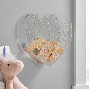Support mural en acrylique transparent pour Bible, avec logo personnalisé imprimé en sérigraphie, également utilisable comme présentoir cosmétique - Product Image 4