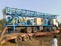 Plateforme de forage de puits d'eau DTH avec compresseur d'air pour le forage de puits dans des roches dures