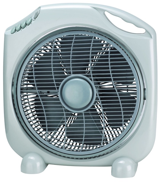 Home Use Electric Box Fan 3 Speeds 14 Inch square Desktop Fan Full ABS air Cooling Table Fan with CE
