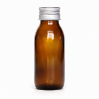 Bouteilles en verre ambré personnalisées de 30 ml à 500 ml pour cosmétiques et huiles essentielles avec bouchon à vis et impression sérigraphique