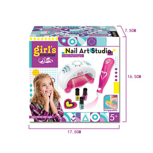 Kids Nail Kit Toys Nail Polish Set Gifts for Kids Makeup Gift Princess <b>Pink</b> Toys Birthday Party <b>Present</b> - Product Image 6
