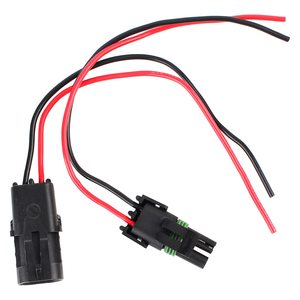 2-poliges wasserdichtes Nylon gehäuse in Steck verbinder qualität für LED-Licht leisten, Sensoren und kunden spezifischen Aut-Kabelbaum - Product Image 2