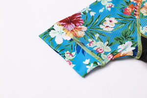 Maillot de Ciclismo de Manga Corta con Estampado Floral Tropical, Sublimado, Transpirable, de Secado Rápido, para Deportes al Aire Libre Unisex - Product Image 5