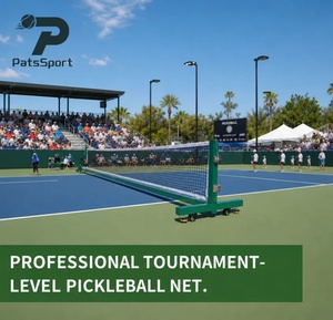 Redes de Pickleball para Exteriores con Ruedas, Red de Pickleball Rodante con Postes y Soporte para Competiciones, Red de Pickleball Profesional - Product Image 2