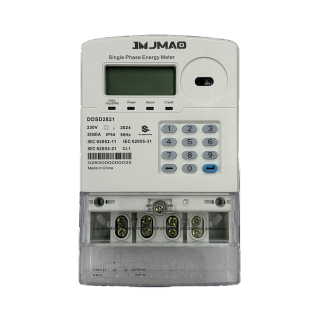 JMAO Single Phase Prepaid Smart Electric Meter with RS485/GPRS/WiFi/Cloud Communication ISO9001 Certified LCD Display