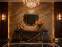 Marbre de luxe en pierre naturelle à veines dorées pour comptoirs de salon/cuisine de villa, murs intérieurs, escaliers, revêtements de sol, hôtels et plans de toilette