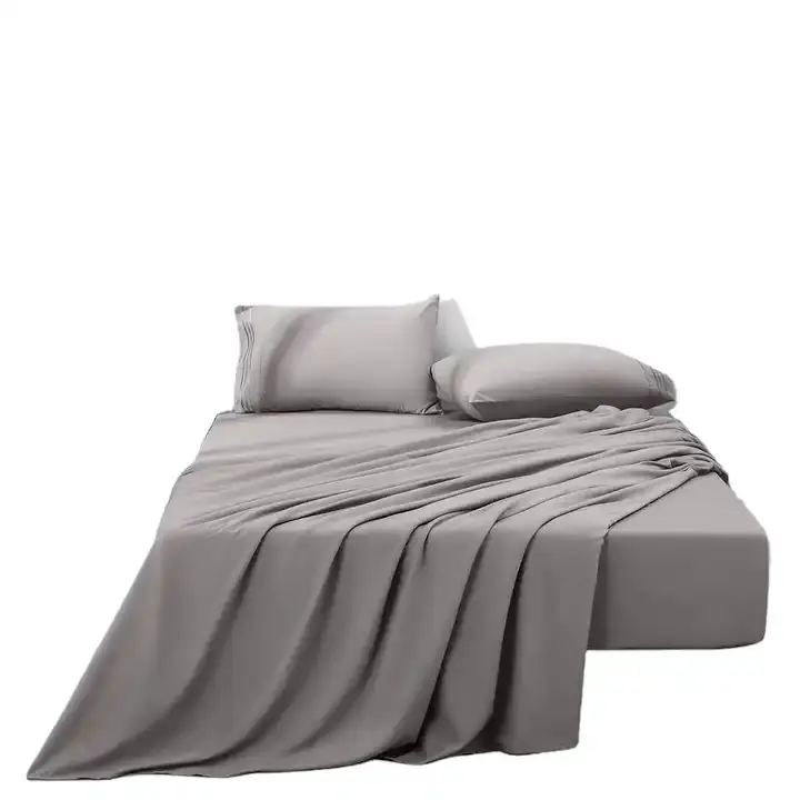 Commercio all'ingrosso 1800 filo 100% in microfibra profondo tascabile King Size semplice set di biancheria da letto