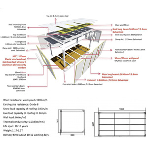 Casa Contenedor Portátil Personalizable, Casa Modular, Campamento <span class=keywords><strong>de</strong></span> Refugiados, Oficina Temporal, Casa Contenedor, Casa Móvil Prefabricada - Product Image 3