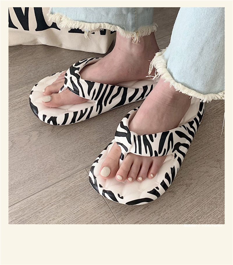 Fashion Beach Sandals Flip Flops Personality Casual EVA Platform Flip-flops Slippers