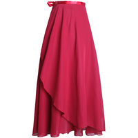 Filles Femmes Sheer Wrap Jupe Ballet Jupe Belly Dance Wrap Jupe Chiffon Ballet Dancewear