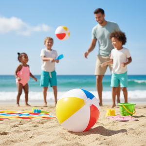 Glossy 20\" Panel Ball Beach Toy for Age 3+ 36-<b>PC</b> Per <b>Set</b> for Kids & Family Fun - Product Image 3
