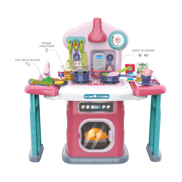 Ролевые игры стерилизации воды повара набор кухонных игрушек для детей развивающая игрушка Happy шеф-повара для обеденного стола