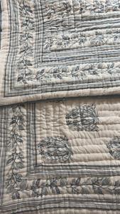 Edredón de Lujo Indio, Diseño Jaipuri Hecho a Mano, Estampado en Bloque, Algodón, Diseño Étnico Estampado a Mano, para Uso en Invierno - Product Image 6