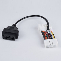 OBD a Cable de diagnóstico de 26 pines OBD2 OBDII a Cable conector macho hembra de 26 pines