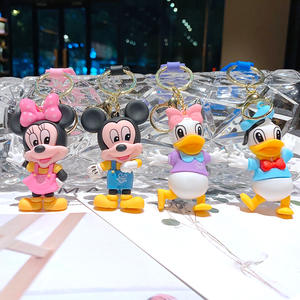 Porte-clés dessin animé Mickey Minnie, pendentif Donald <span class=keywords><strong>Duck</strong></span>, pour voiture et sac à dos, décoration de couple, petit cadeau, vente en gros - Product Image 1