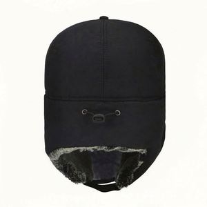 Bonnet thermique d'hiver 100 % coton pour homme avec cache-visage et cache-oreilles pour la pêche – Vente en gros - Product Image 4