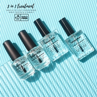 SAGALAGA 15ml Traitement Hydratant 3-en-1 pour Renforcer les Ongles, Lisse la Surface, Restaure les Ongles Abîmés, Soins des Ongles OEM ODM