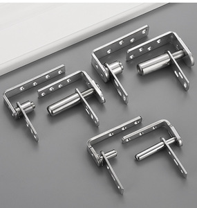 Charnière à pivot supérieure et inférieure en acier inoxydable, charnière de porte dissimulée à 360 degrés pour portes battantes en bois à double action - Product Image 6