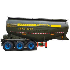 China Manufacture TONGYA 3 Axle 60 Ton Diesel Engine Bulk Cement Tanker Semi Trailer